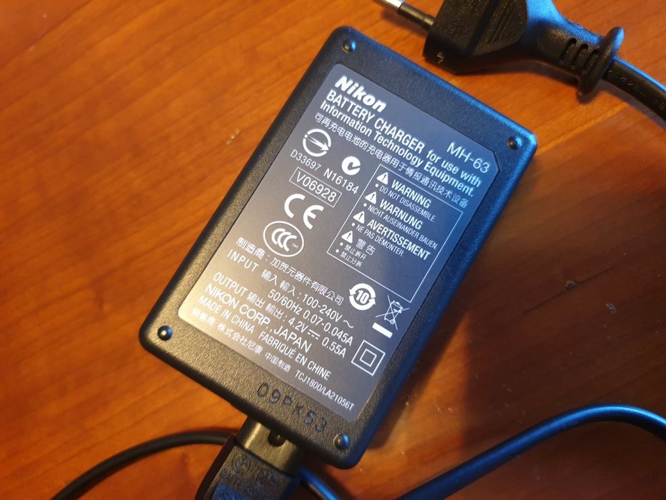 Carregador Bateria Nikon MH 63