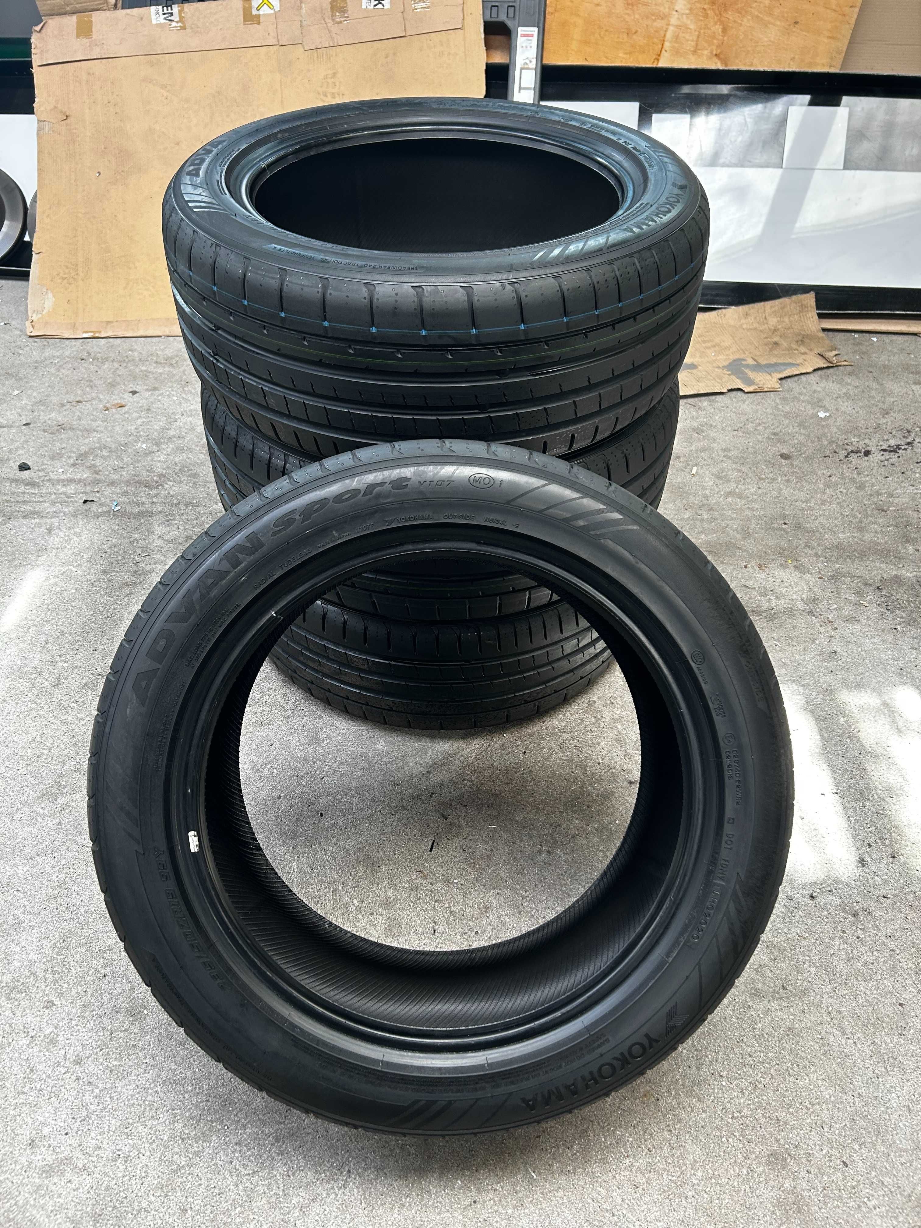 Opony Yokohama Advan Sport V107 235/50 ZR19 99Y – NOWE, 40km przebiegu