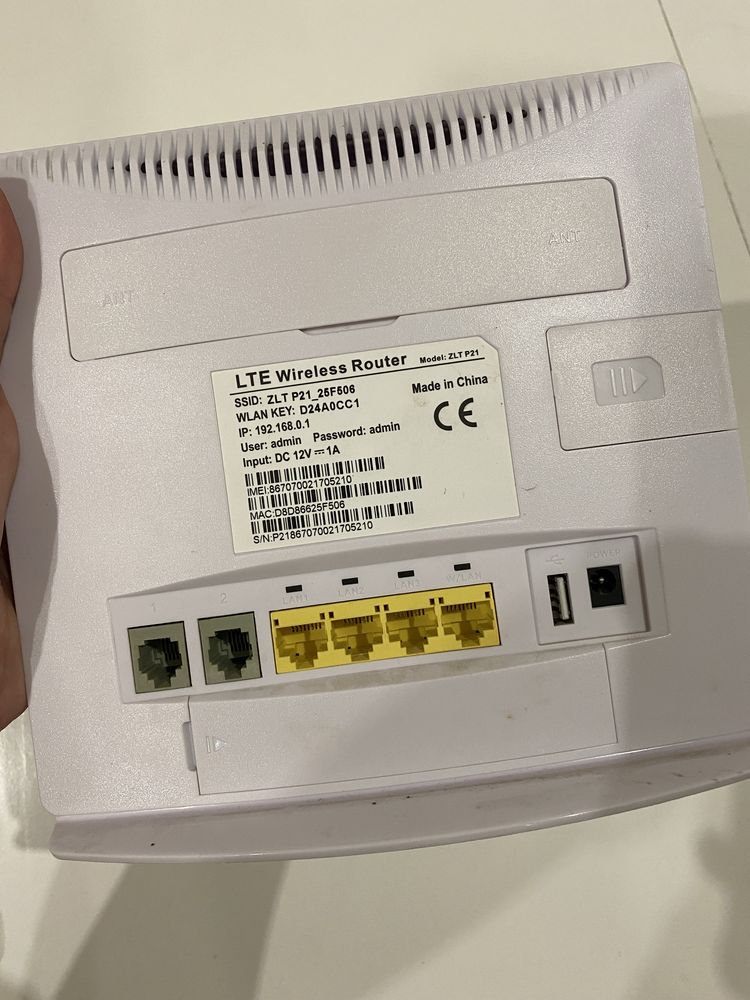 Роутер 4G  ZLT/ wifi