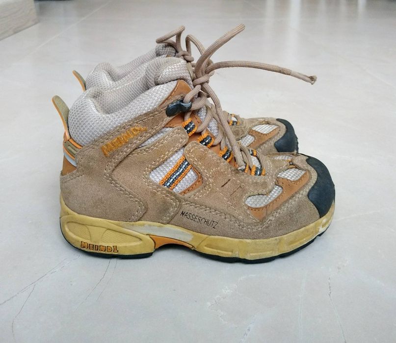 Шкіряні черевики 16см.устілка Meindl дитячі для хлопчика ботинки детск