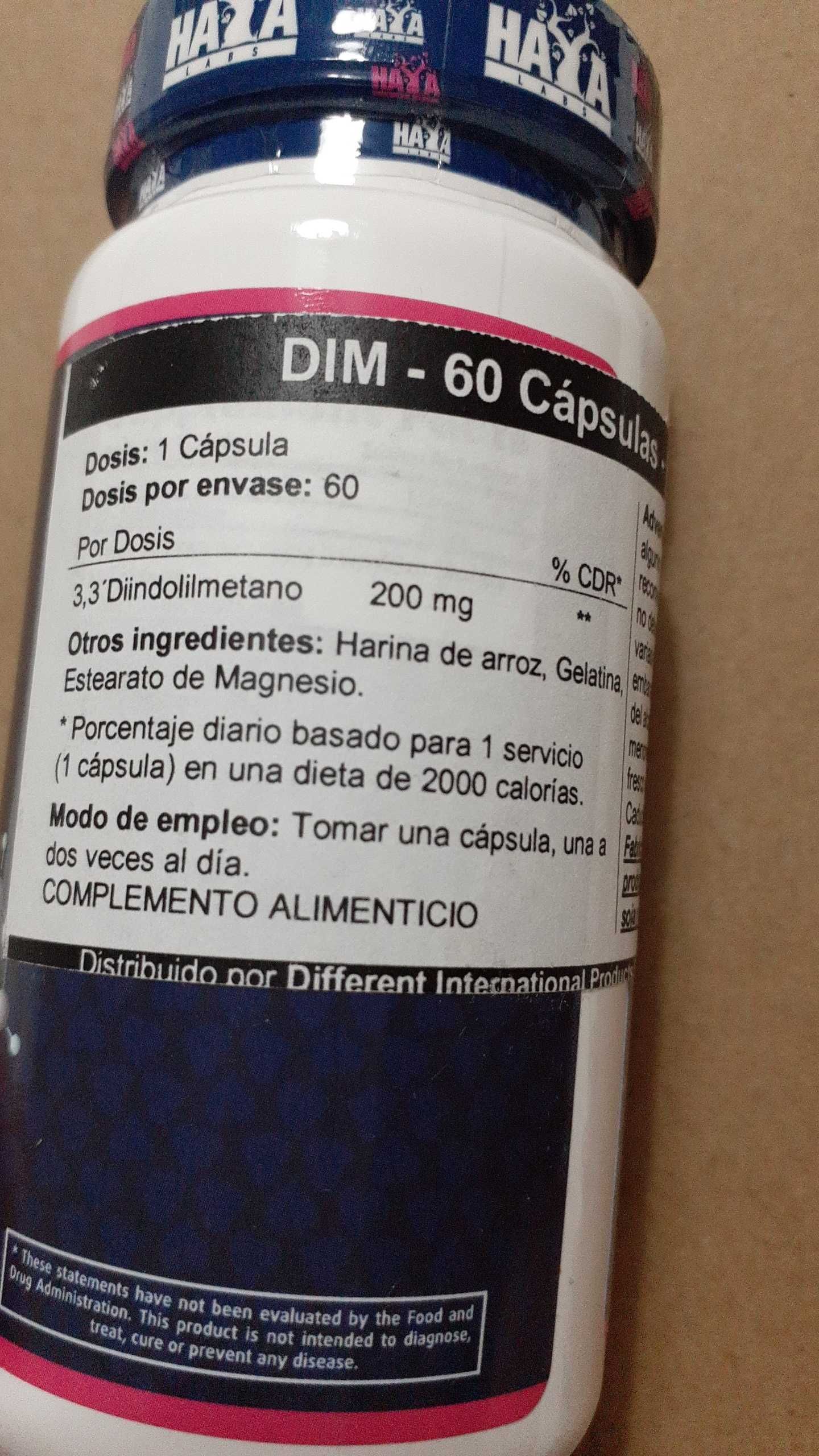 Suplemento DIM- diindolilmetano