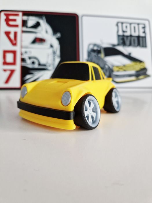 Porsche 911 Tooned samochód sportowy hot wheels