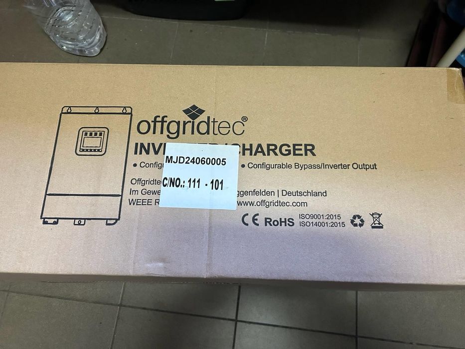 Бренд: offgridtec IC/5000/80/60 
Тип:	Гібридний сонячний інвертор (hyb