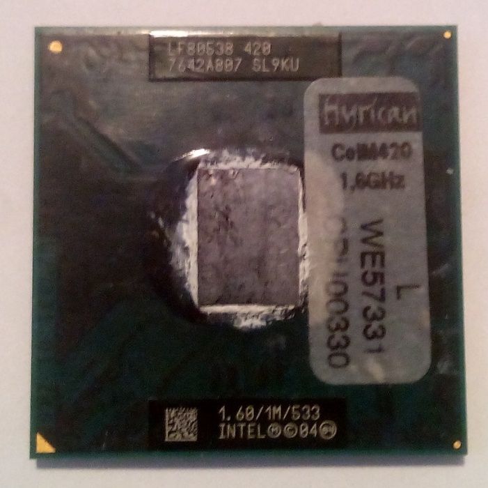 Процессоры для ноутбуков: Mobile Celeron Pentium M 730 770 420 530 900