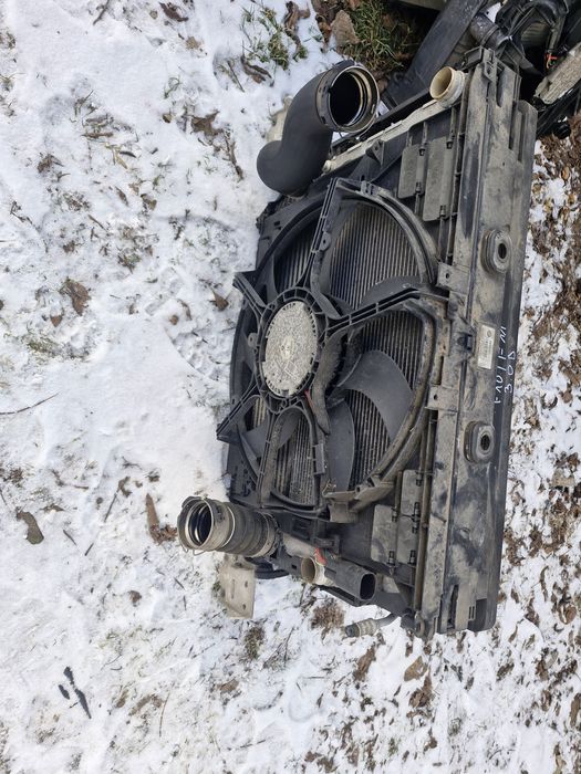 Chłodnice komplet wentylator bmw f10 f11 3.0d