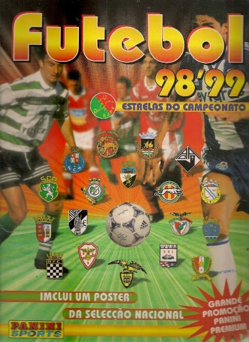 Cromos Futebol 98/99 (novos)