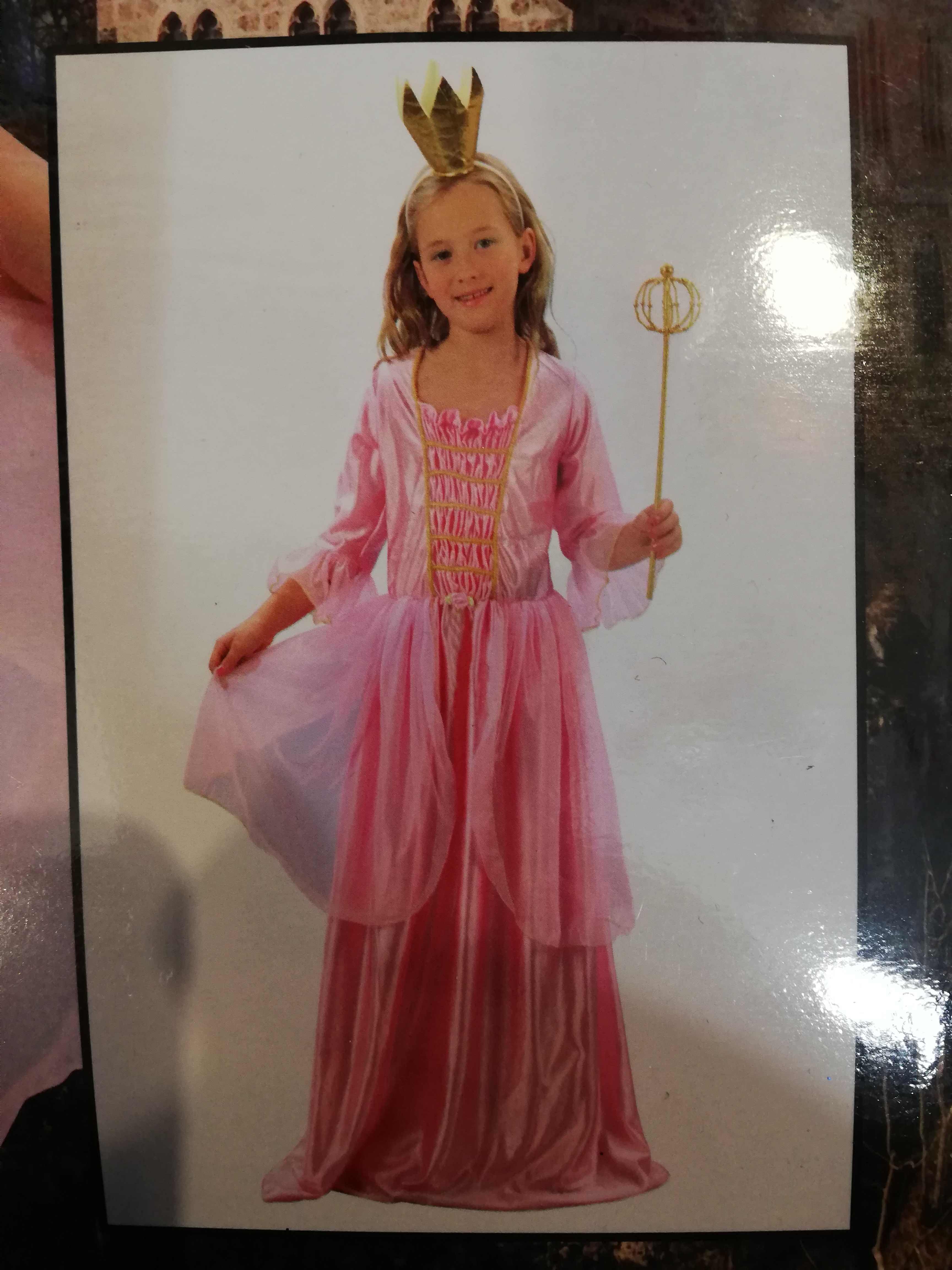 Księżniczka królewna kostium sukienka przebranie strój dla dziecka