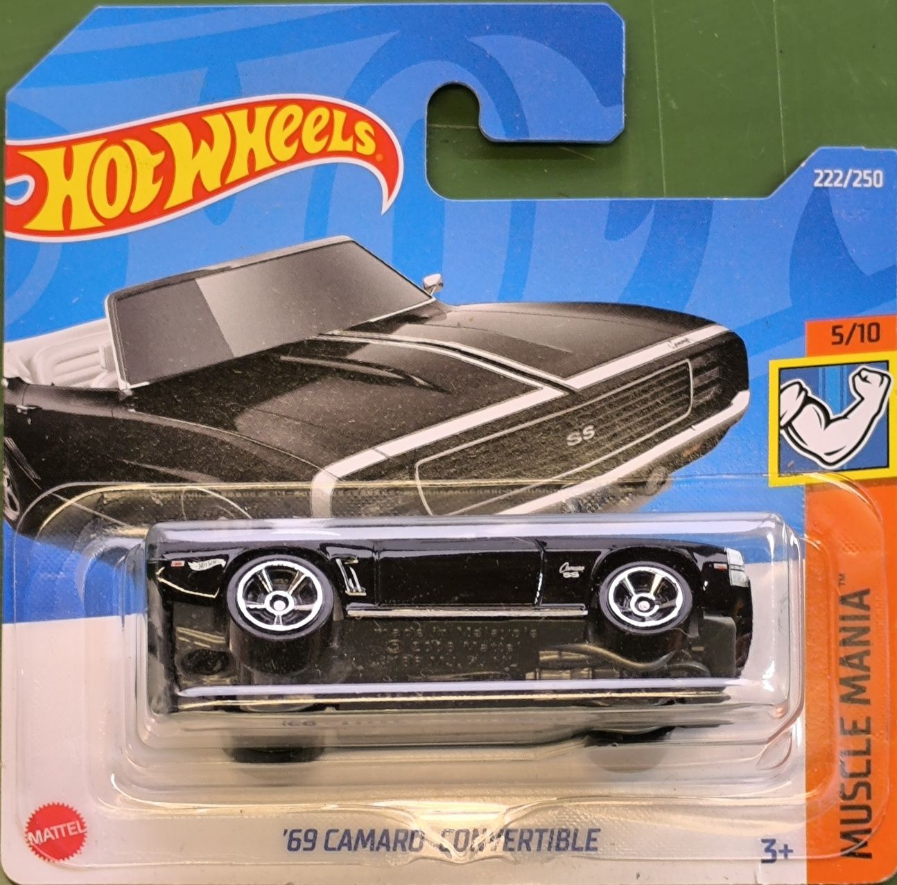 '69 CAMARO CONVERTIBLE Hot Wheels 2022 r. HCV72-M521 nr1407