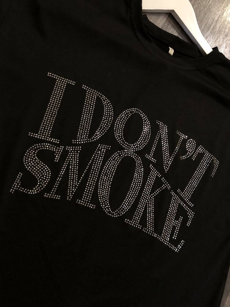 футболка i don’t smoke