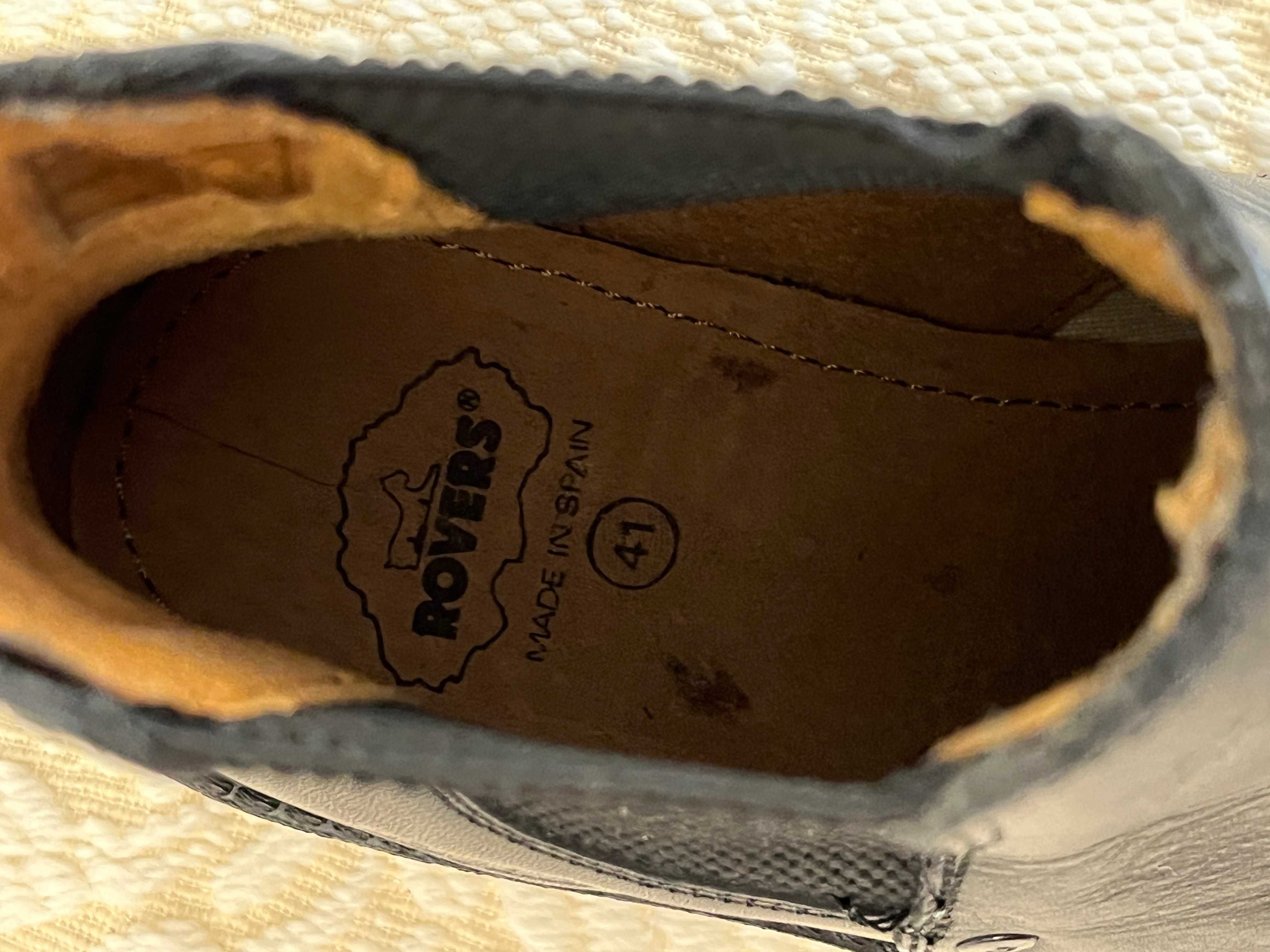 Skórzane botki sztyblety Rovers shoes rozmiar 41