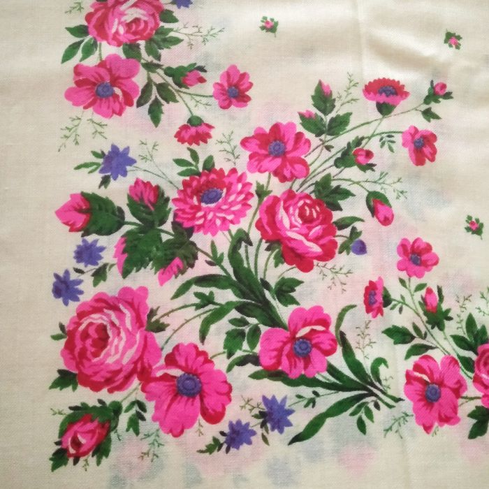 Платок хустка шерсть 100% времен СССР