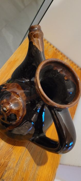 Ceramika czeska kamionka PRL Bulharsko sada Dzbanuszek Konewka PRL