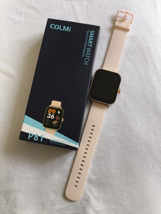 Smartwatch Colmi P81, złoty NOWY