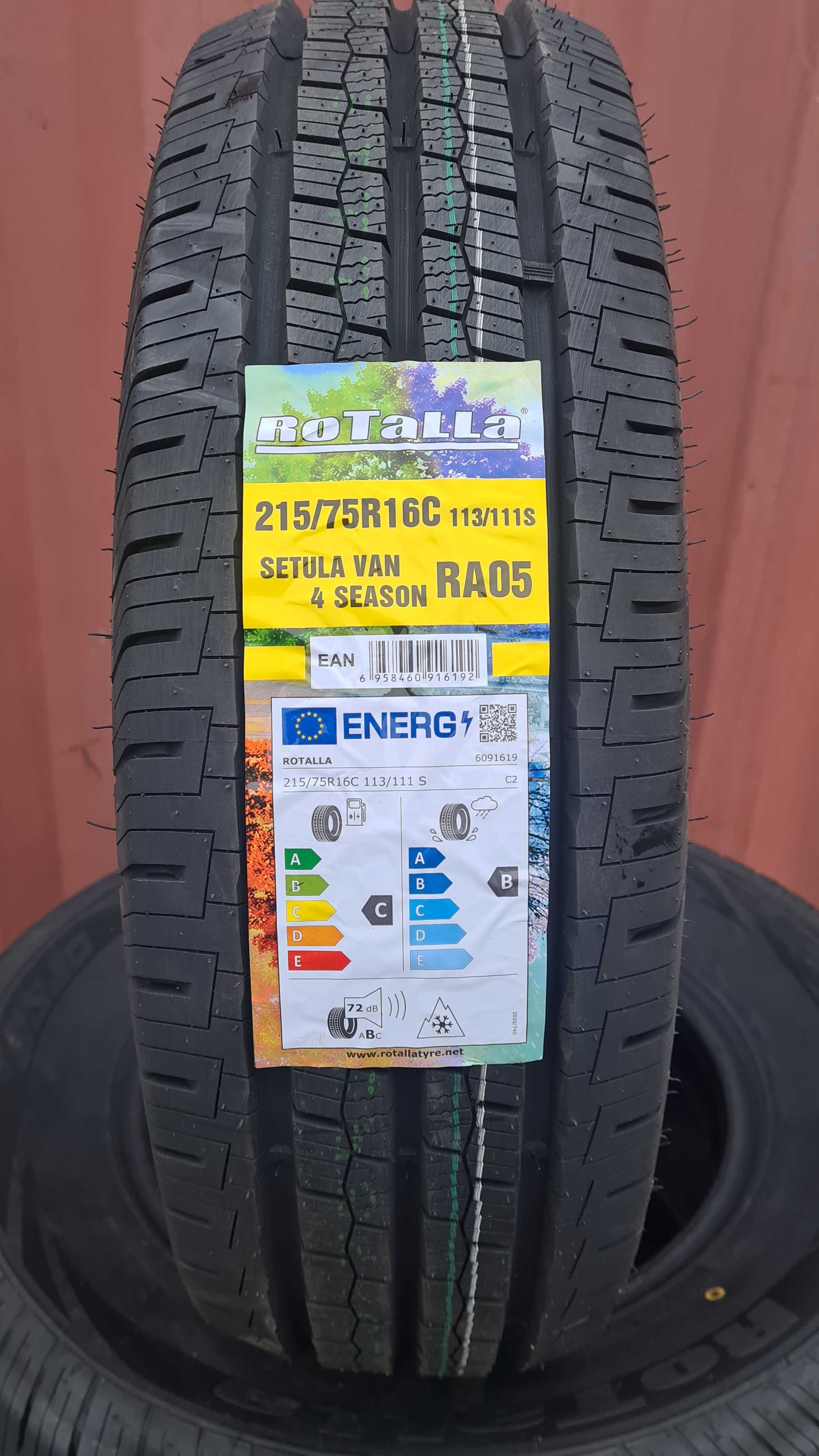 Opona Całoroczna 215/75R16C 113S Rotalla Serula Van 4 Season RA05
