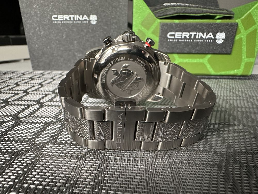 Certina DS Podium Big Chrono Precidrive Titanium - GWARANCJA