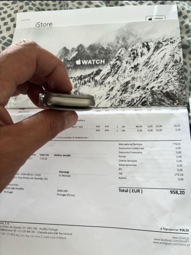 Relógio Apple Watch Ultra 2 (2023) GPS + Celular 49 mm Bateria 100%