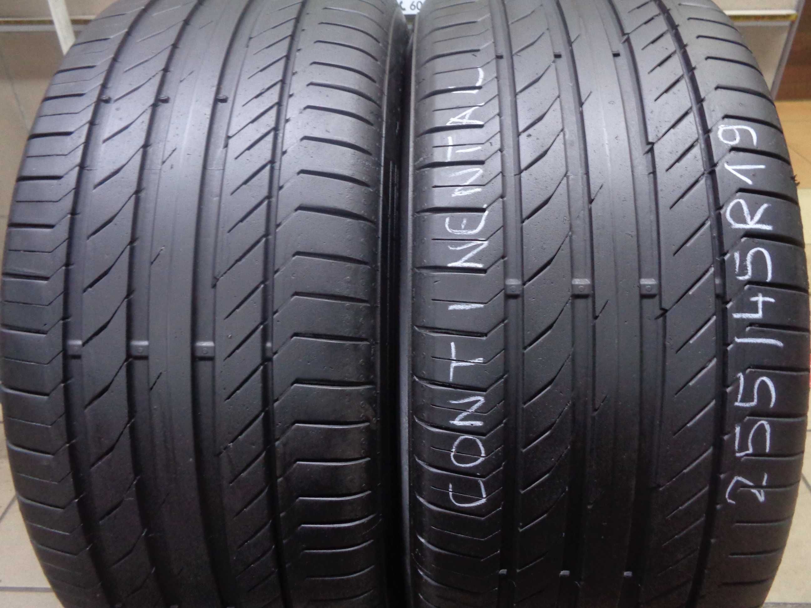 2szt. 255/45R19 Continental ContiSportContact5 , Opony Letnie