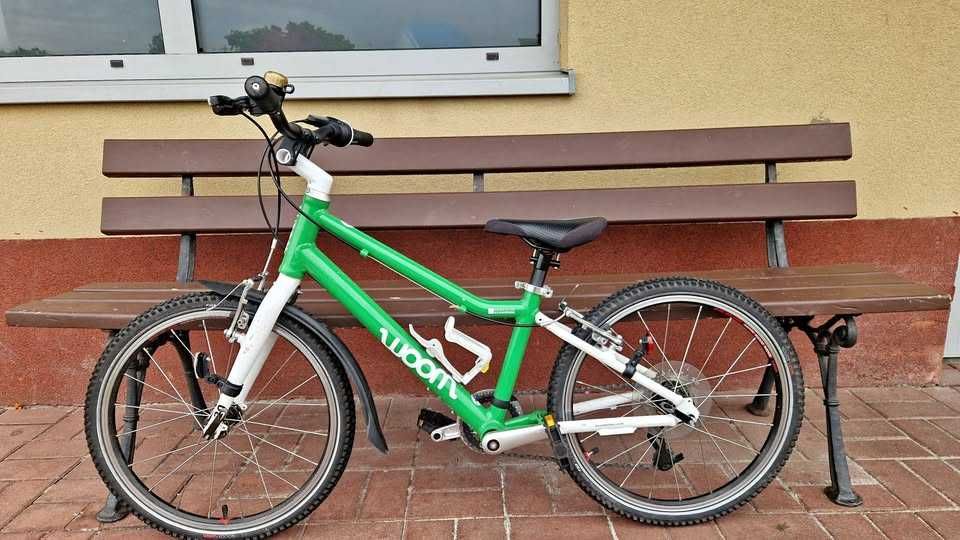Rower Woom 4 zielony w idealnym stanie