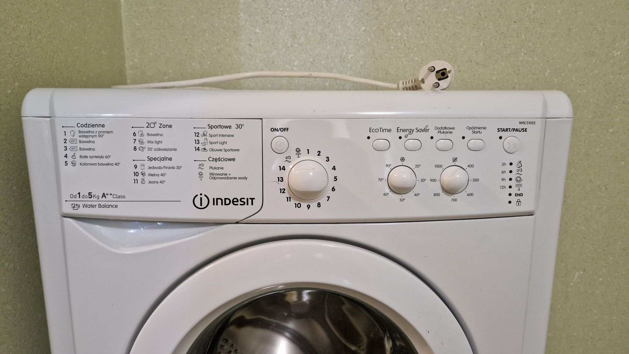 Pralka Indesit - uszkodzone łożysko