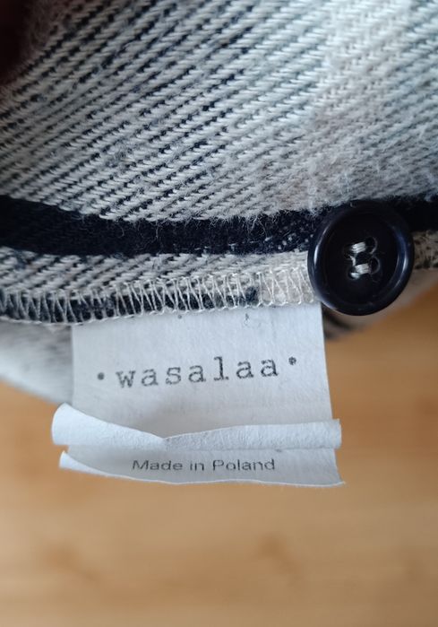 Wasalaa - koszula Flawia, granatowo-zielona, rozmiar M/L