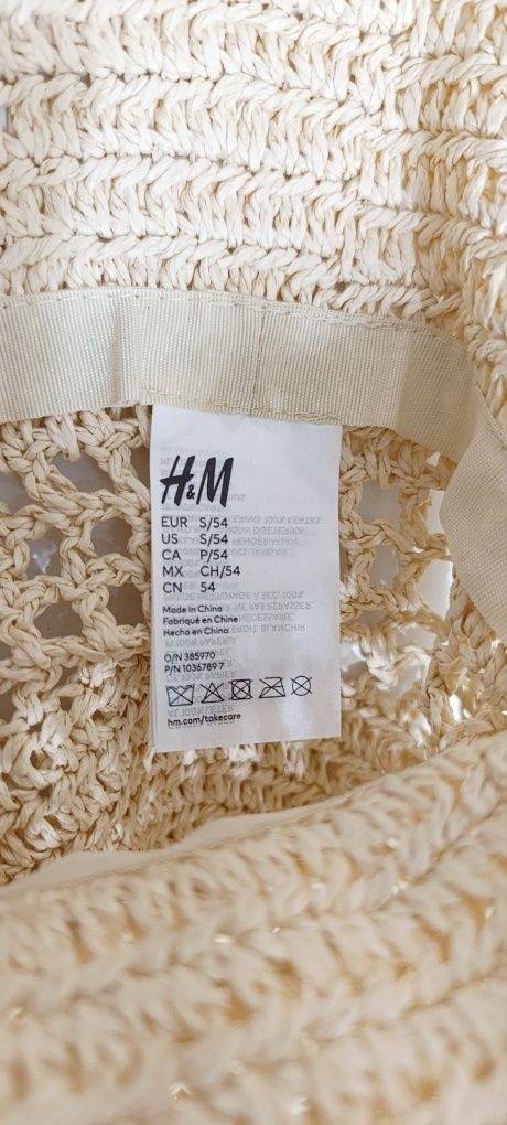 Kapelusz słomkowy H&M