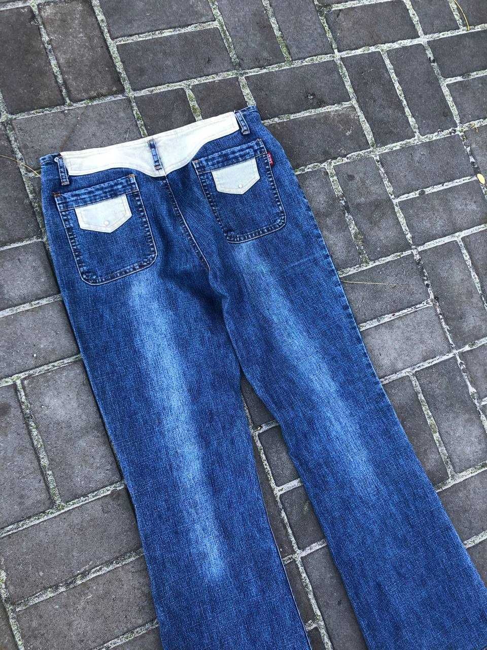 Реп джинсы (Вельветовые вставки)