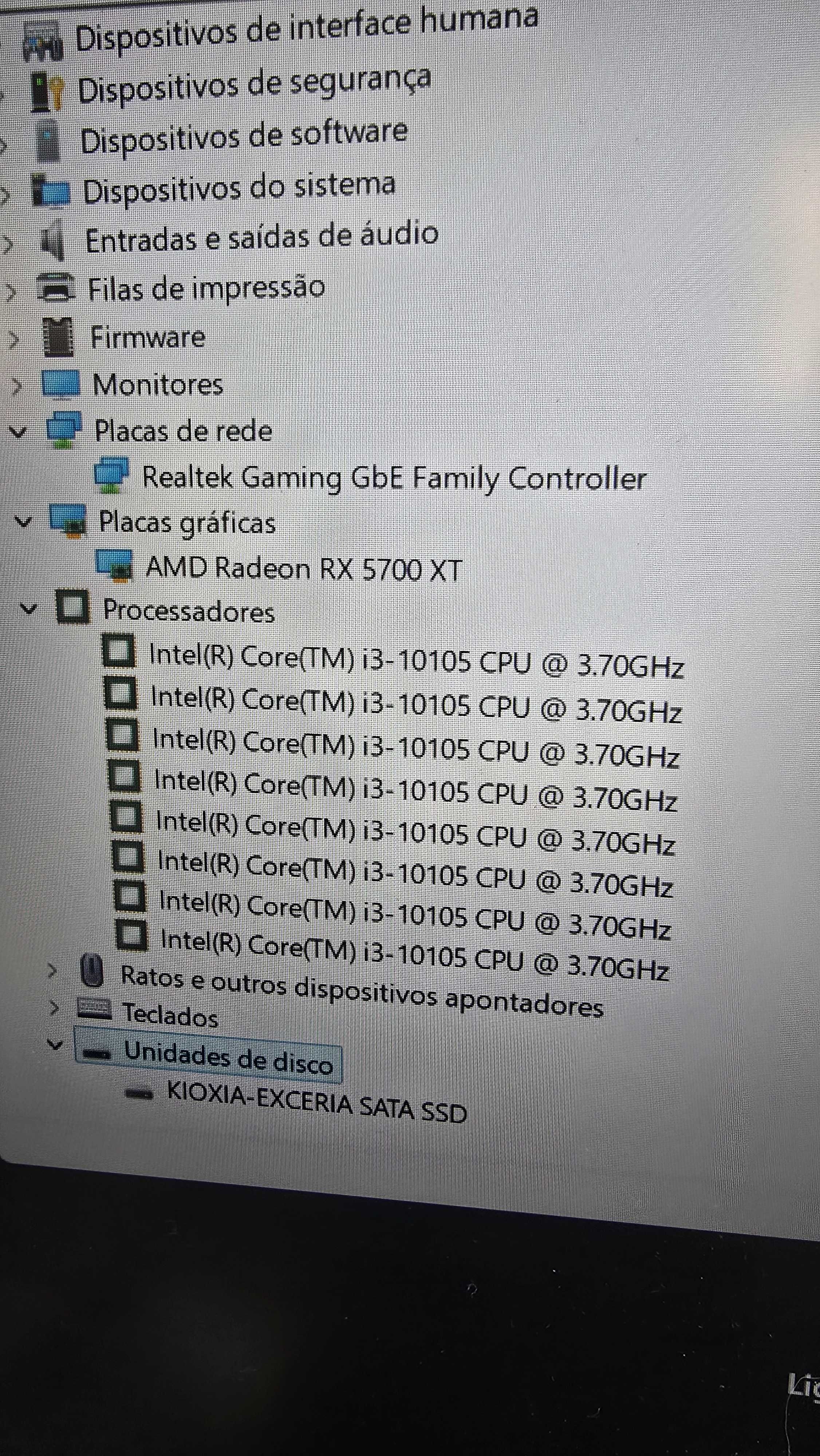 PC Gaming i3, 5700xt 8Gb, 16Gb, SSD 500Gb