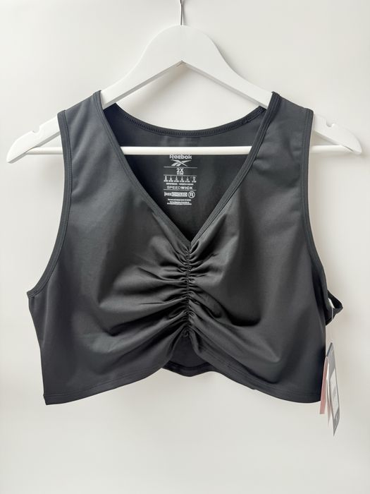 Reebok top sportowy czarny 2X (XXL)
