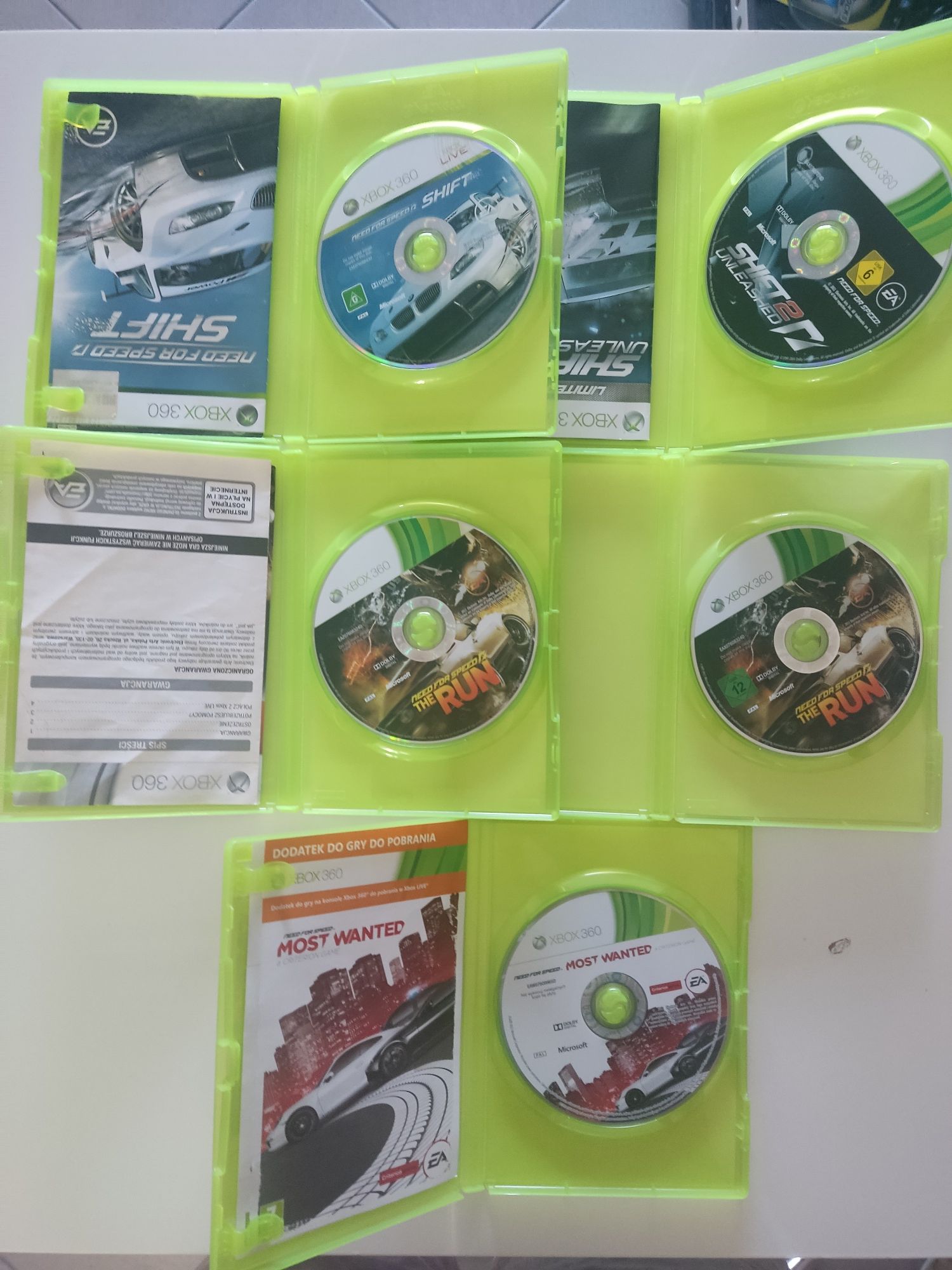 Wyścigi Xbox 360 NFS,Dirt,Forza, PGR,F1,SBK,Naild itd