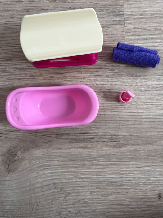 Zestaw łazienkowy dla lalek typu barbie/evi