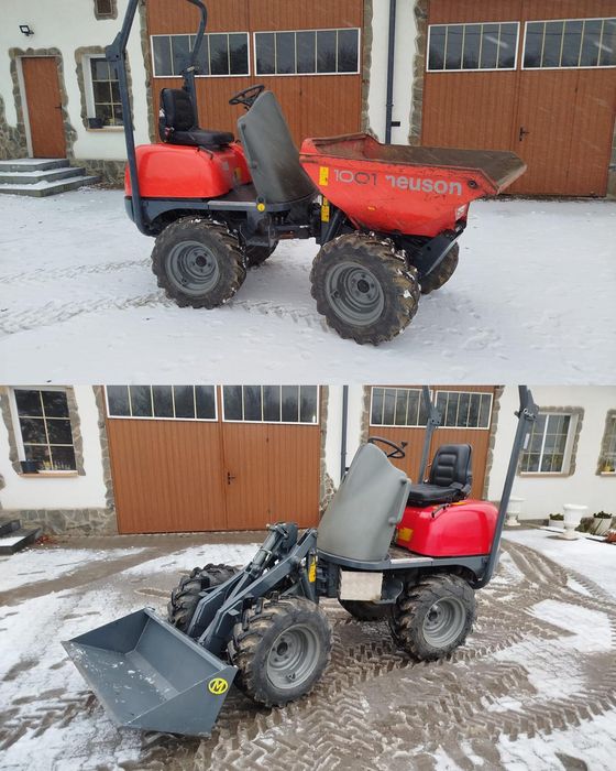 Wozidło 1tona / ładowarka wacker neuson 1001 miniładowarka weidemann