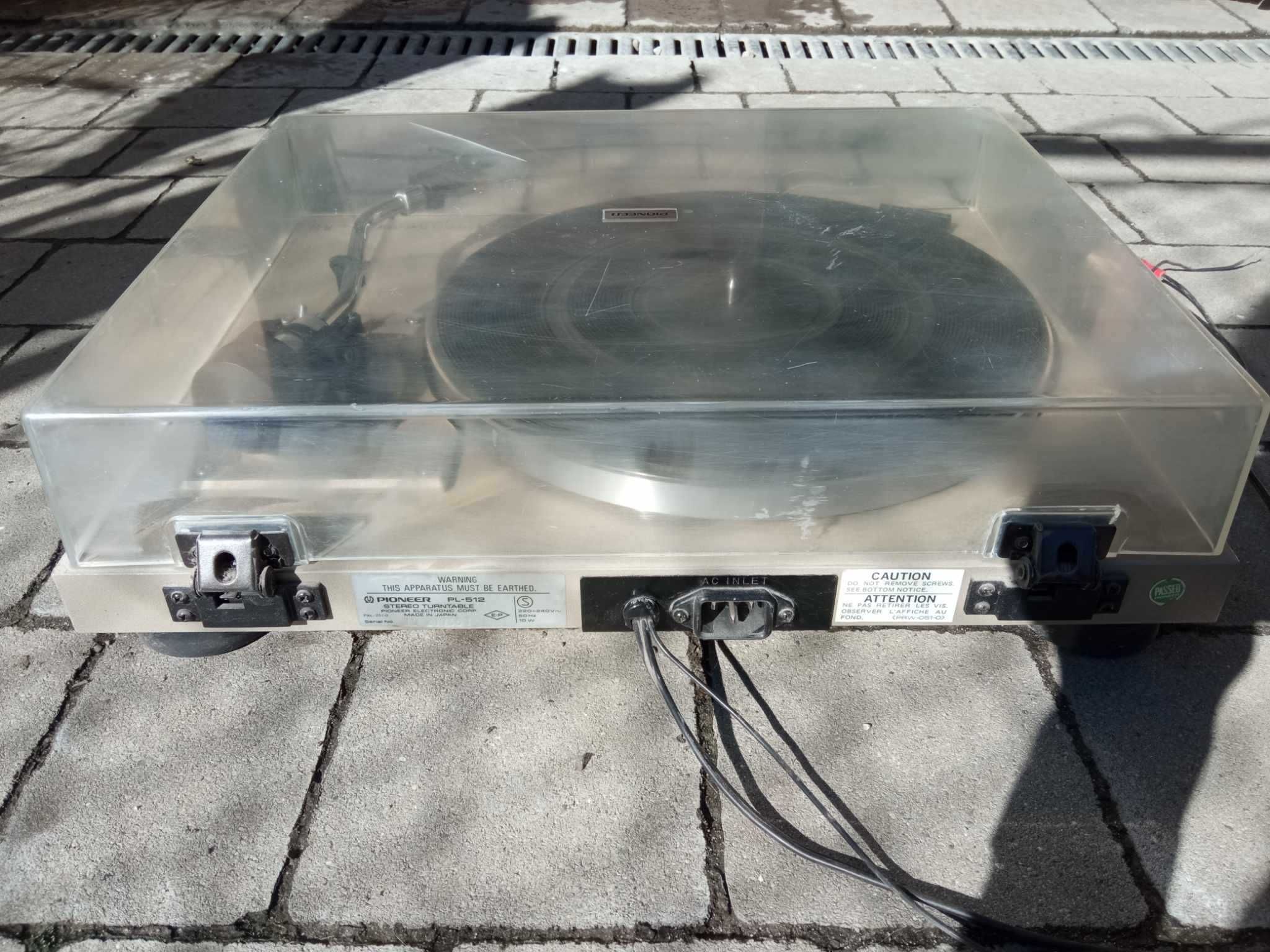 Gramofon Pioneer PL-512 Turnable ODBIÓR OSOBISTY