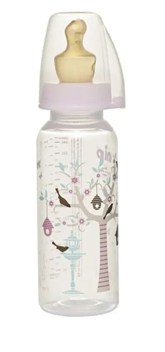 nip Butelka standard 250 ml, girl, 6m+, smoczek M latex