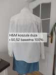 Koszula damska H&M r.50,52 made in India bawełna 100%