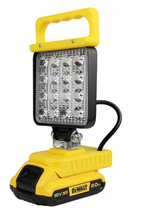 Lampa do DEWALT XR 18V 20V robocza warsztatowa halogen latarka 16 LED