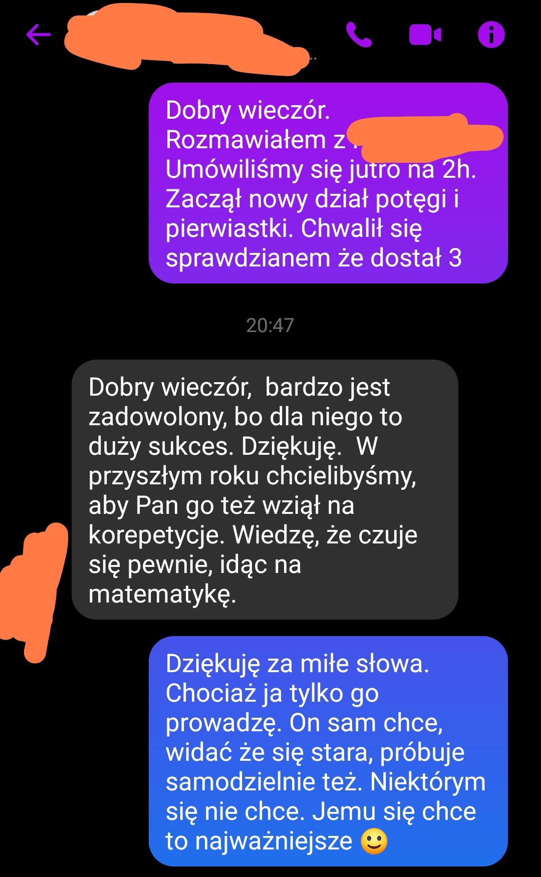 Matematyka - E8, Matura, 100% skutecznościi w roku szkolnym.