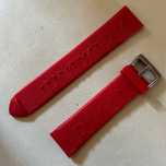 Pasek do zegarka Emporio Armani czerwony 22mm