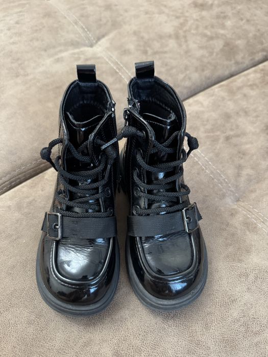 Лакові ботінки для дівчинки jong golf