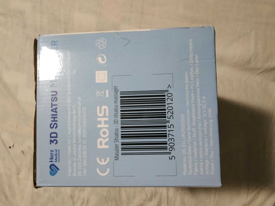 Роликовий масажер для шиї спини та плечей Шиацу з підігрівом