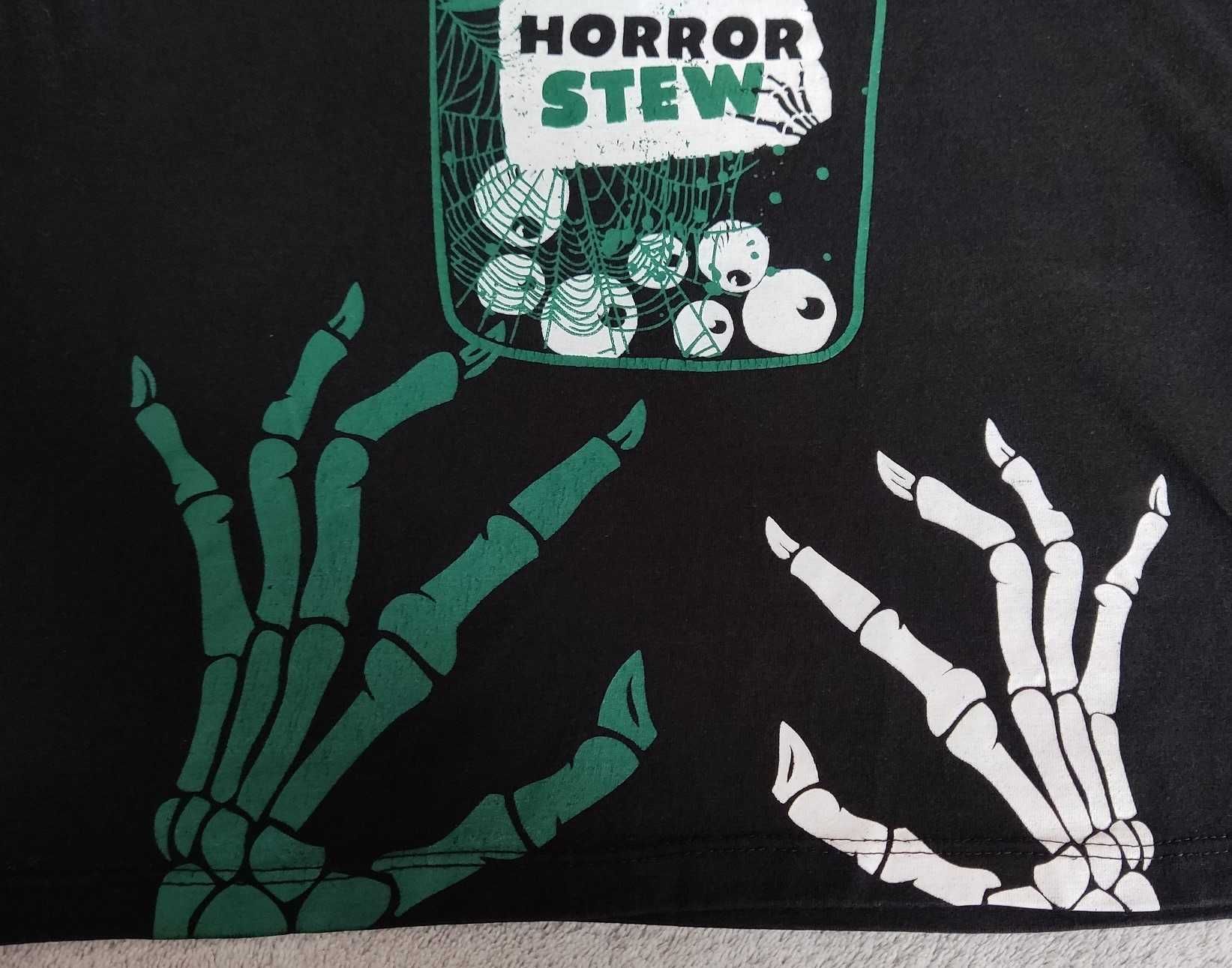 bluzka r.140 czarna Halloween Horror z Smyk Cool Club