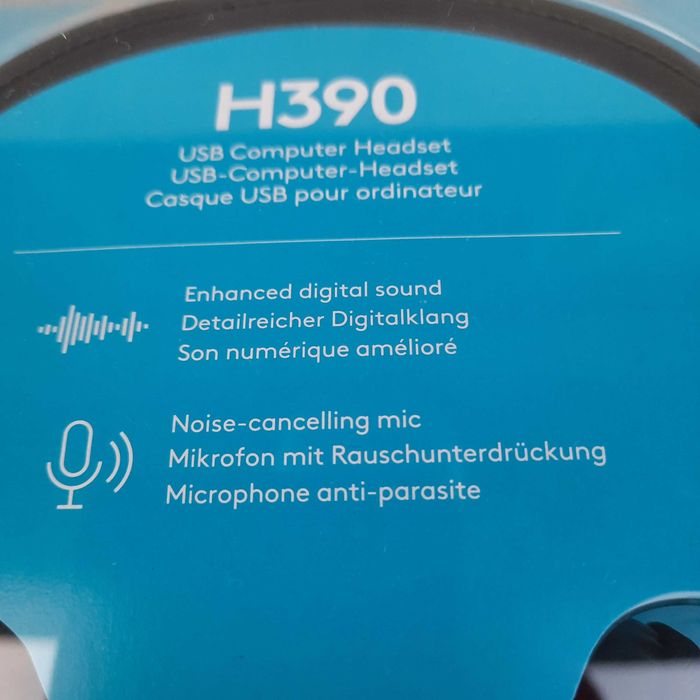 Słuchawki nowe Logitech H390  USB