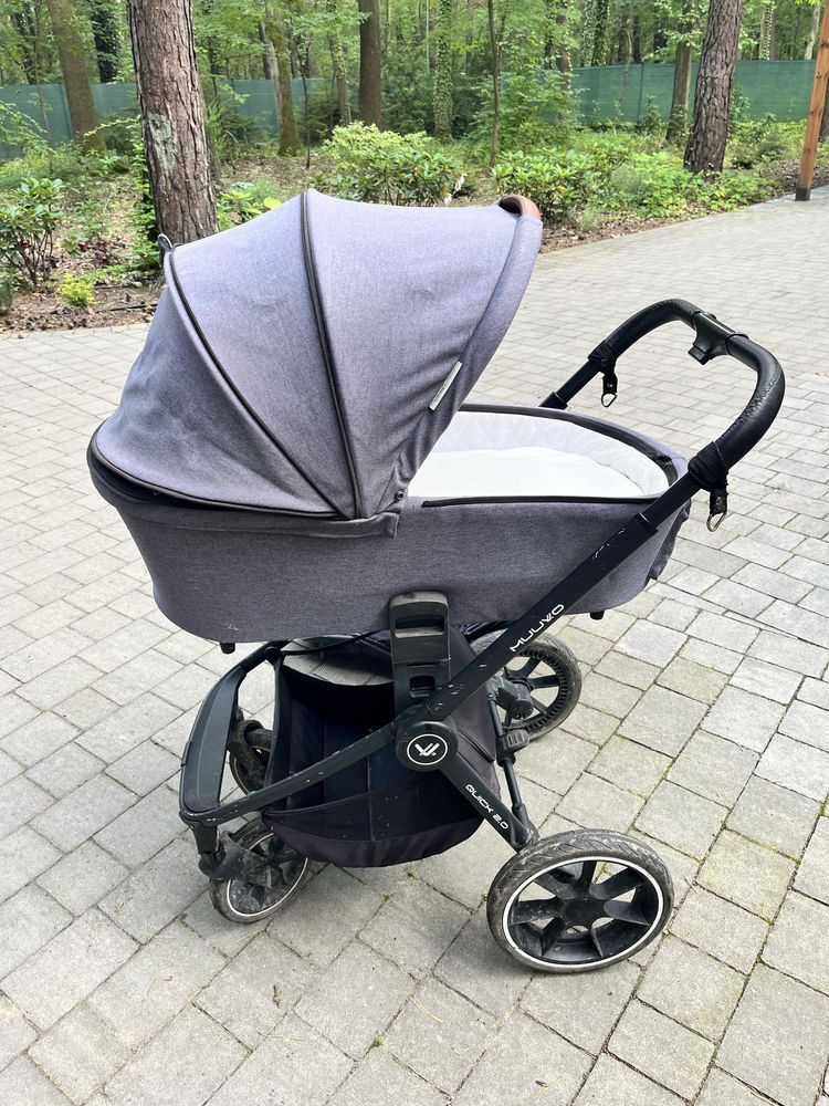 Wózek 2w1 Muvo Quick 2 z pompowanymi kołami
