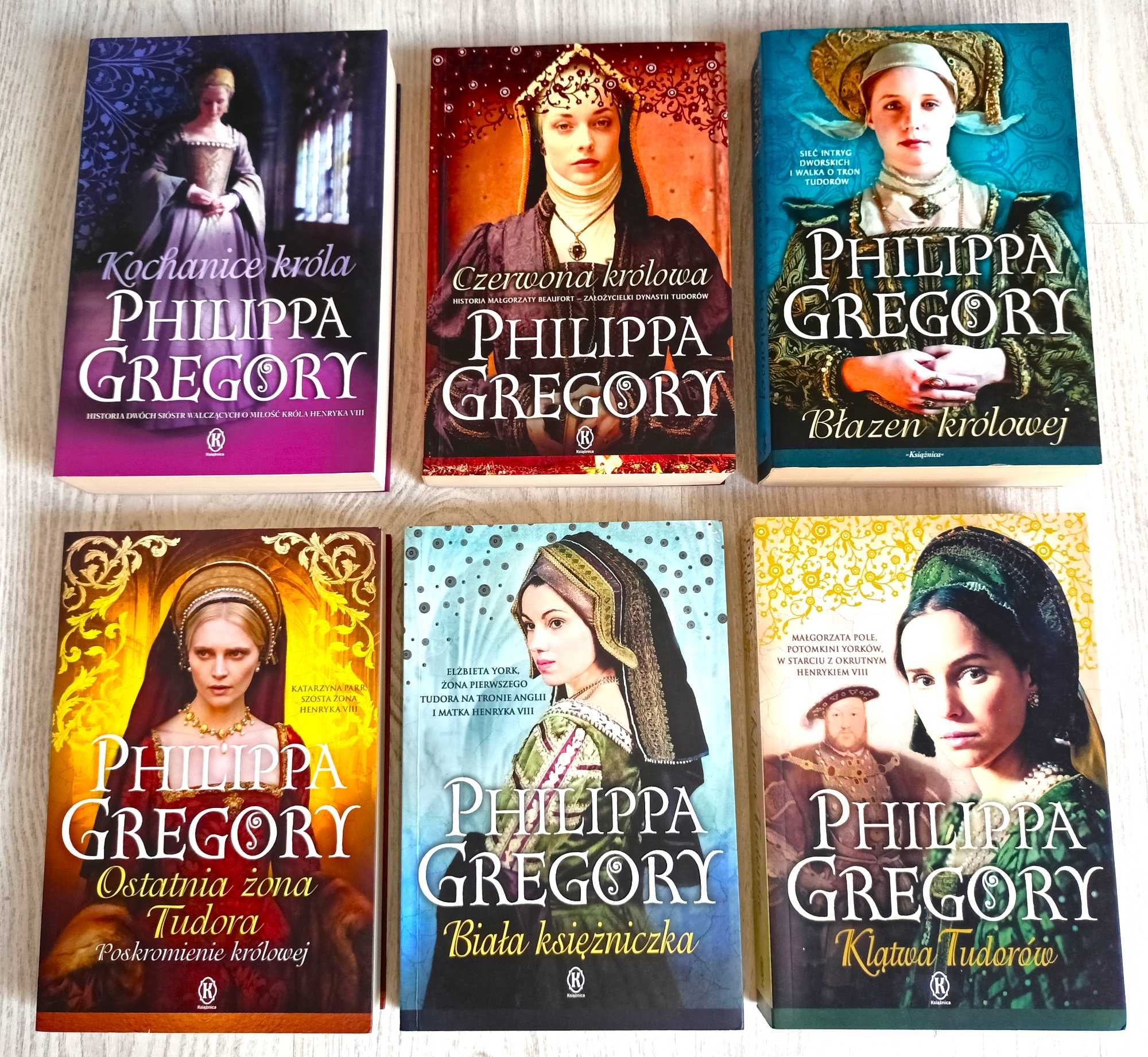 Philippa Gregory Klątwa Tudorów Biała księżniczka Błazen królowej