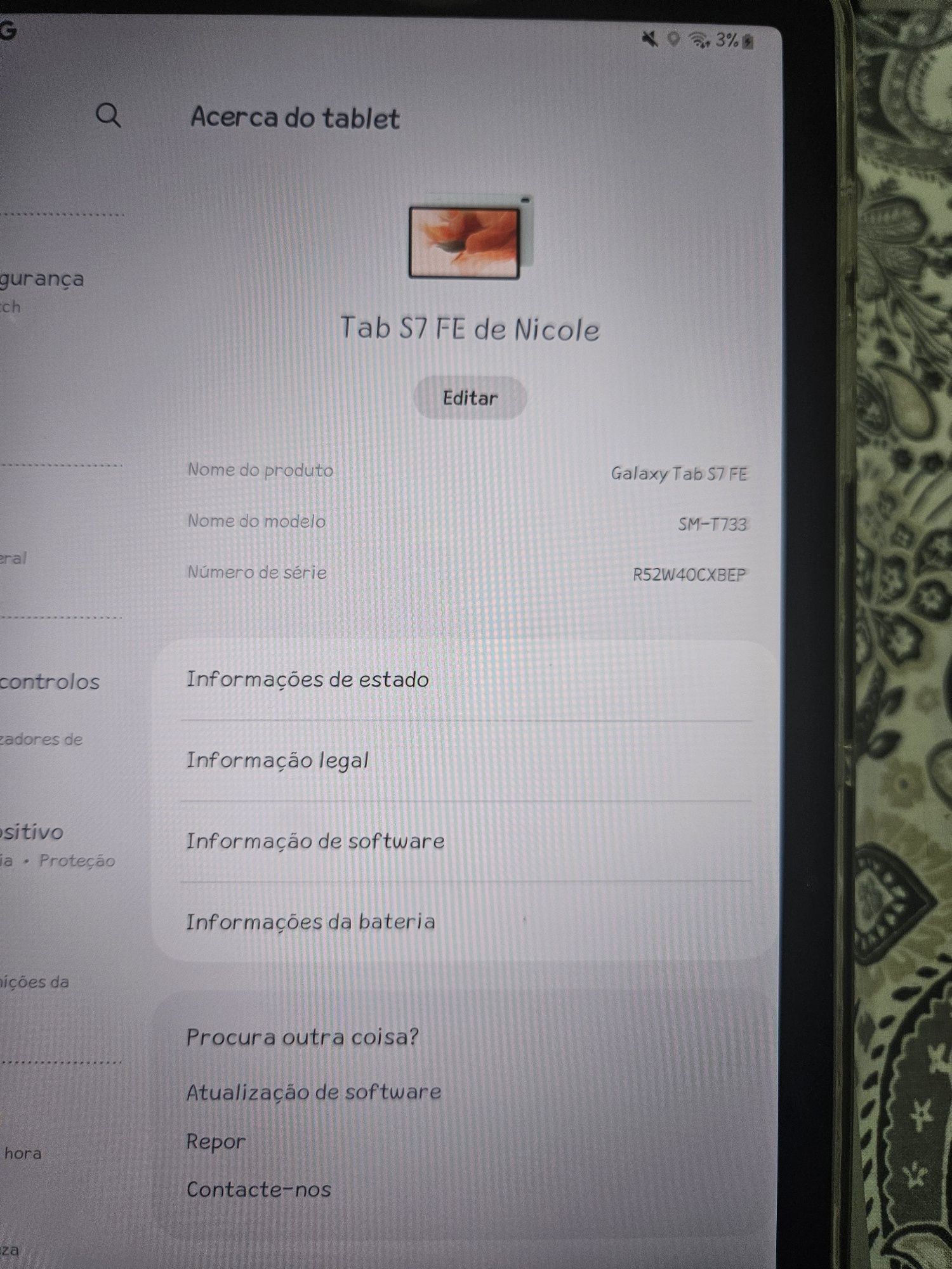 Samsung Galaxy Tab S7 FE Mystic Green – 128GB (Wi-Fi)