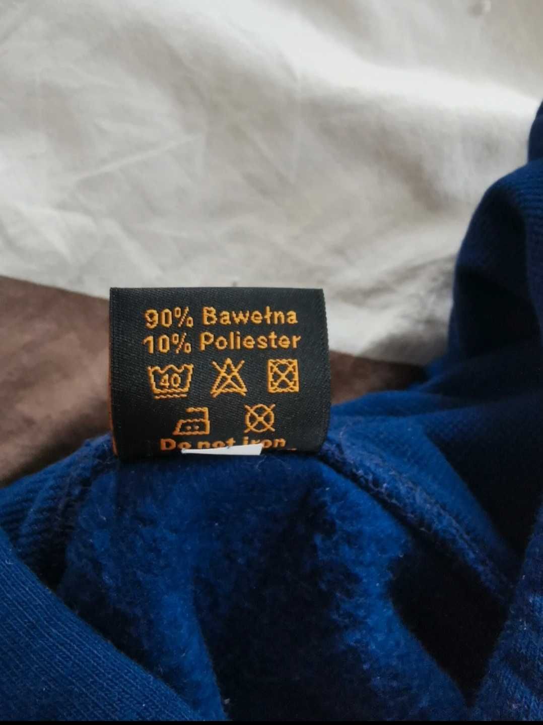 Ciepła granatowa bluza z kapturem MiNI PW