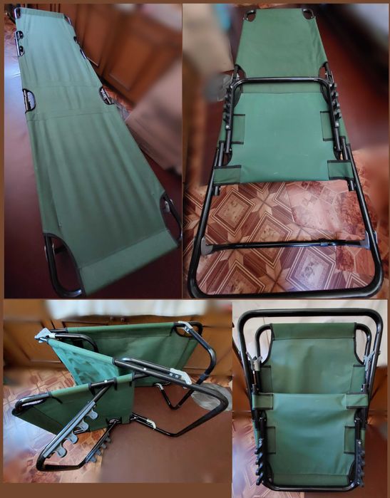 Раскладная кровать (раскладушка) новая для взрослых для дома и дачи