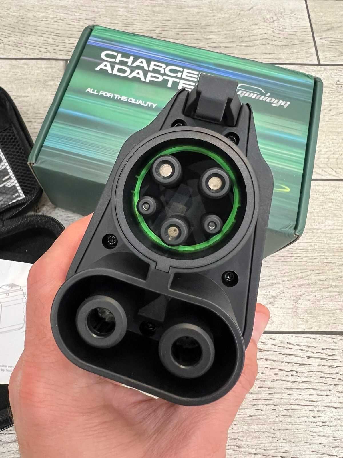 Адаптер GUWIEYG - CCS2 combo на CCS1 combo - DC/AC/220v