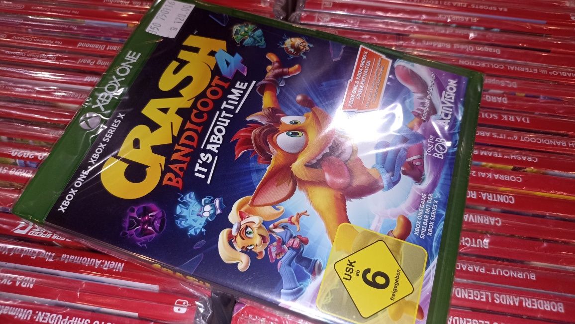 Crash Bandicoot 4 Najwyższy Czas (po polsku) nowa zafoliowana fabryczn