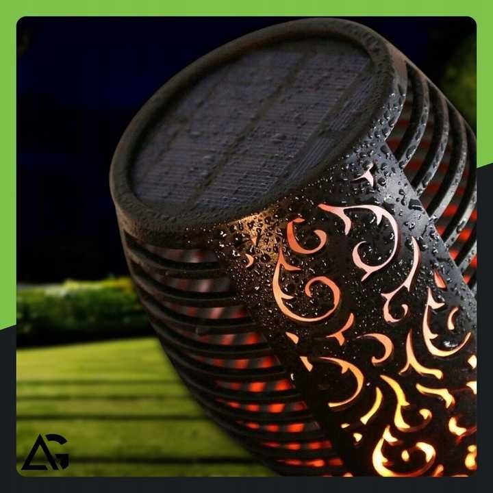 8x Lampa solarna ogrodowa wbijana led 50cm