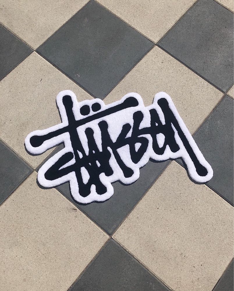 Stussy фан килим ковер тафтинг ручна робота